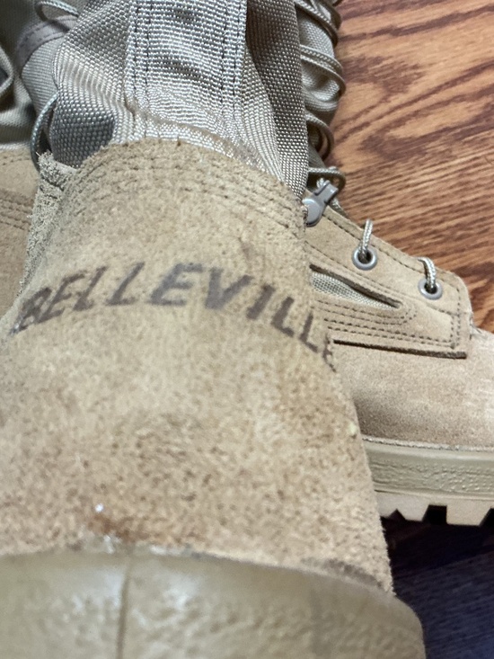 Belleville 300 DES ST Men\'s Military Combat Desert Tan Steel Toe Boots main image 4
